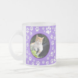 Lilan Tass avtryck i Kat Memorial Photos Frostad Glasmugg