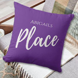 Lilans anpassade namn Ställe Kudde