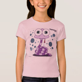 Lilaormflicka T-tröja för Bella inpassad Babydoll Tröja