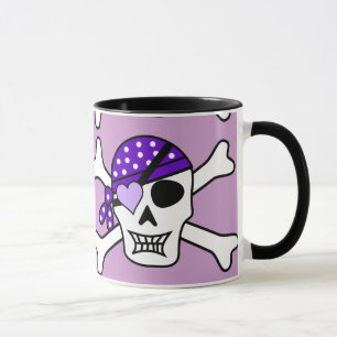 LilapiratCrossbones Mugg