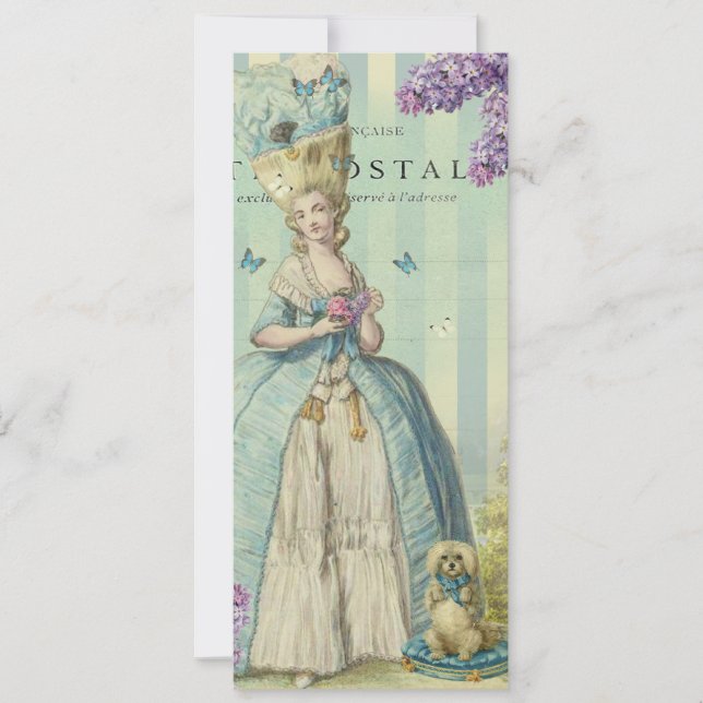 Lilas au printemps inbjudningar (Framsida)