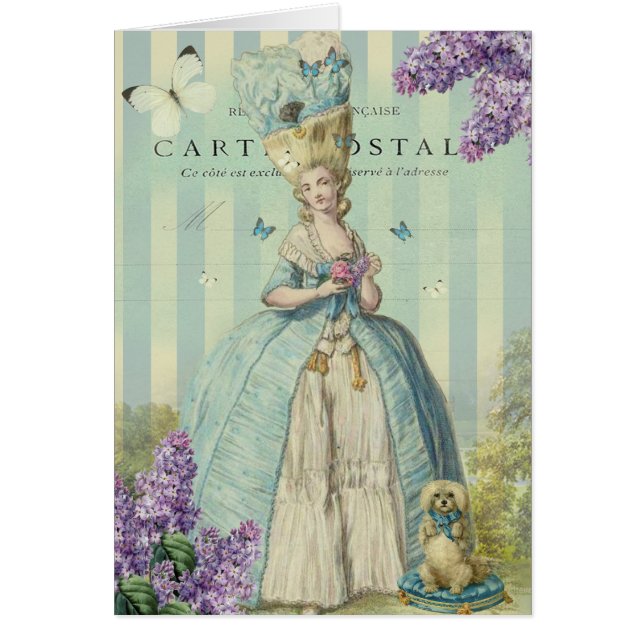 Lilas auprintemps, häller Vous, för dig OBS Kort (Framsidan)