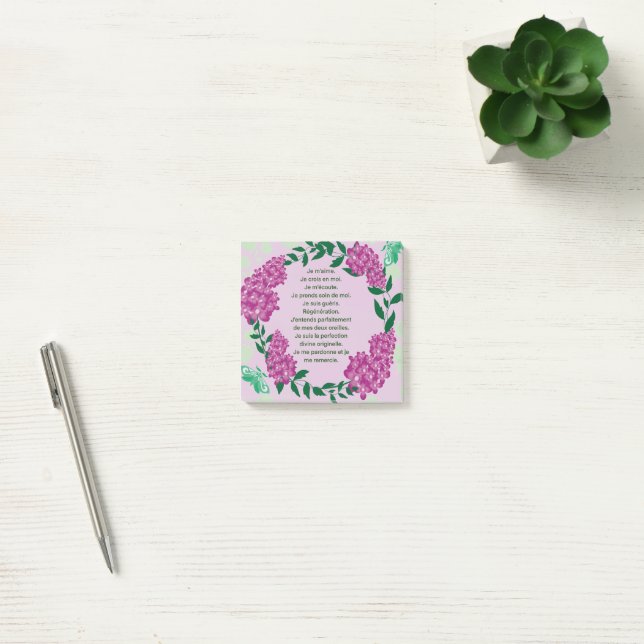 Lilas Post-it Block (Kontor)