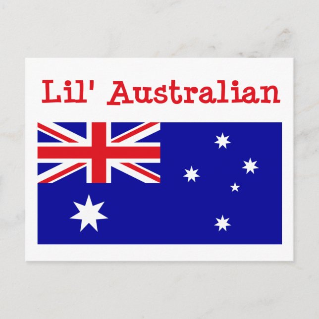 Lil'Australian Postcard Vykort (Framsida)