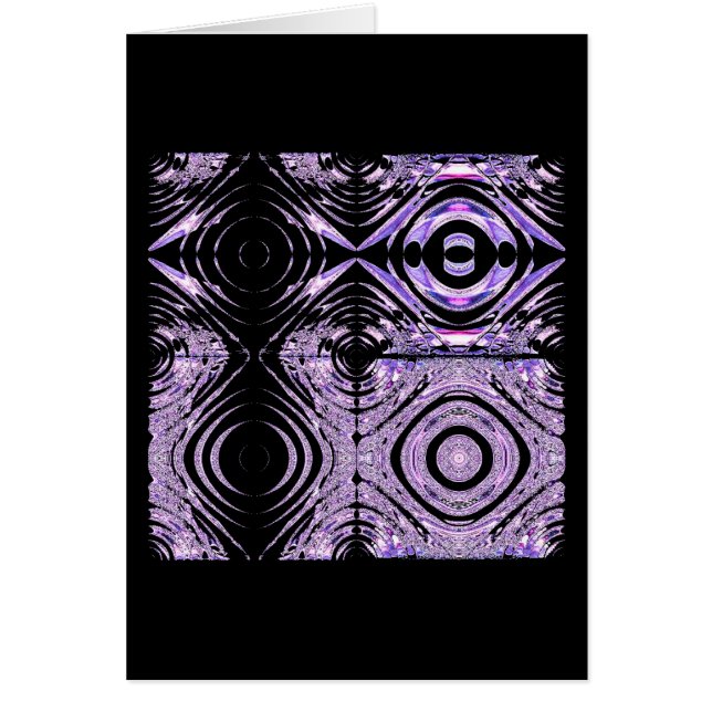 Lilavågar Hälsningskort (Framsidan)