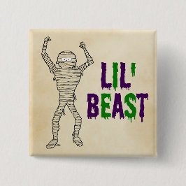 Lil'Beast Dripping Font Mummy Halloween Knapp