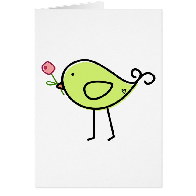 Lil'Birdie Hälsningskort (Framsidan)