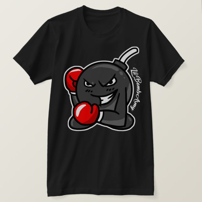 LilBombArmy Uppercut T-Shirt Black (Design framsida)
