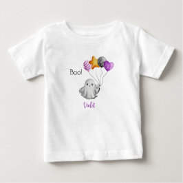 Lil'Boo - Cute Little Ghost Holding Balloons T Shirt