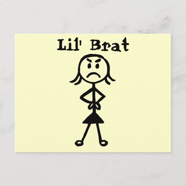 Lil'Brat, vykort (Framsida)
