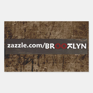 LIL'BROOTLYN Store - DET ÄR VAD DET INTE ÄR Rektangulärt Klistermärke