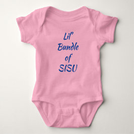 Lil'Bundle of SISU Finlands Baby One-Biet (Rosa) T Shirt