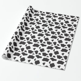 Lil'Cowgirl Baby Shower Cow Skriv ut Papper Presentpapper
