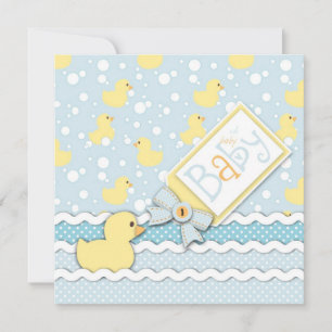 Lil'Duckling Card Square Inbjudningar