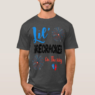 Lil'Firecracker på vägen, 4:e juli Pregn T Shirt