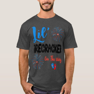 Lil'Firecracker på vägen, 4:e juli Pregn T Shirt