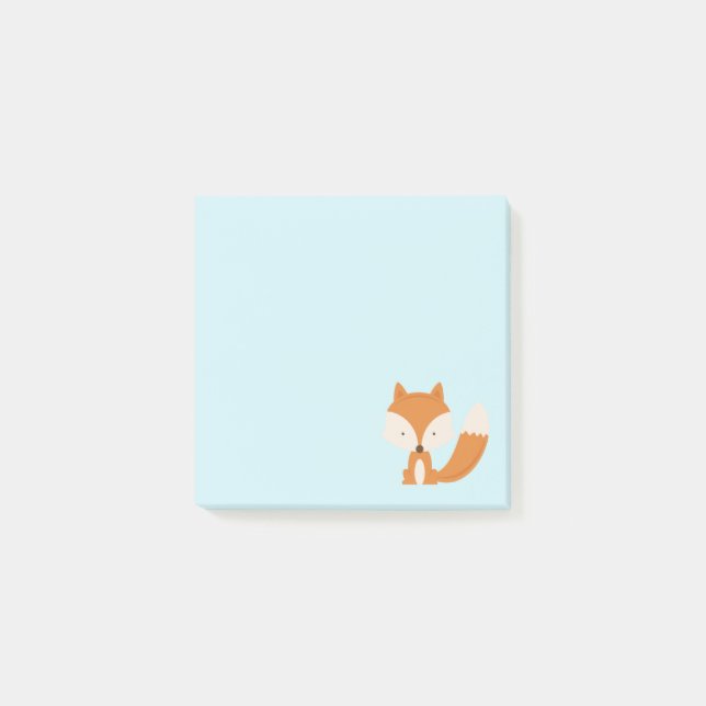 Lil'Foxy 3" x 3" Postit® Notes Post-it Block (Framsida)