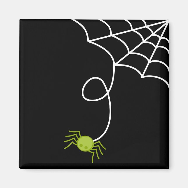 Lil'Grönt Spider Magnet (Framsidan)