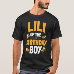 Lili Bro of the Birthday Boy Construction Worker B T Shirt