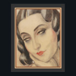 "Lili Elbe" Art Deco Print av Gerda Wegener Poster<br><div class="desc">Art Deco Print of Painting by Gerda Wegener of Lili Elbe-available in 11x14 and 16x20</div>