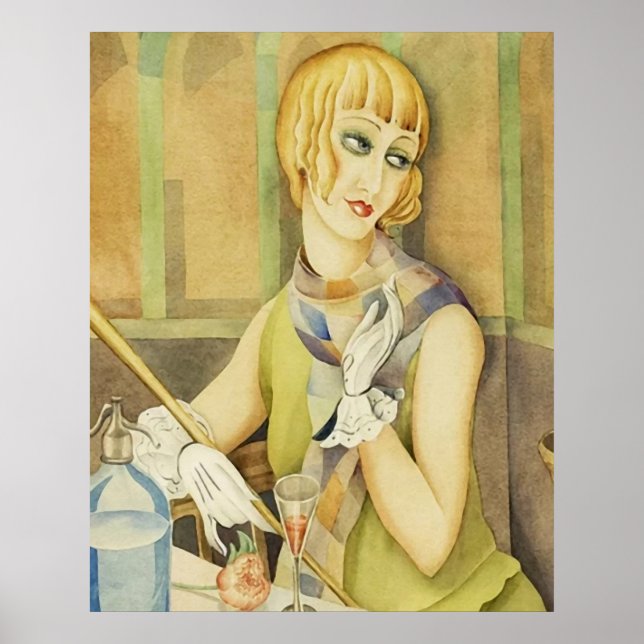 Lili Elbe av Gerda Wegener [1886-1940] Poster (Framsidan)