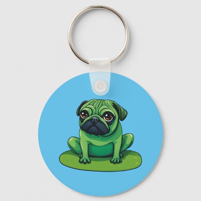 Lili Pug Nyckelring (Framsida)
