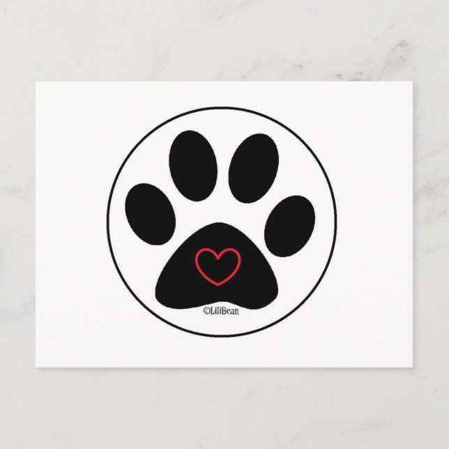 LiliBeans kärlek Vykort (Framsida)