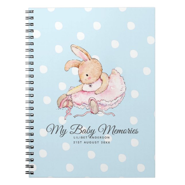 Lilibet Baby Memories Journal Princess Ballerina Anteckningsbok (Framsidan)