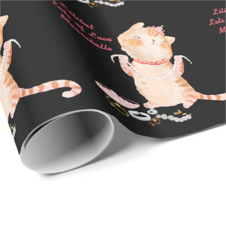 "Lilibet Named Gift Wrap" - olika utformningar Presentpapper