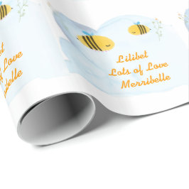 "Lilibet Named Gift Wrap" - olika utformningar Presentpapper