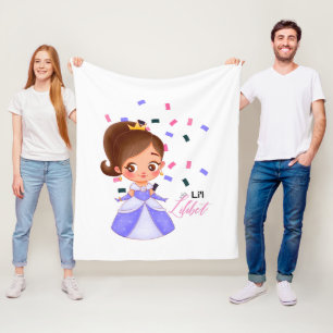 Lilibet Named Lila Princess Gifts for Girls Fleecefilt