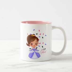 Lilibet Named Lila Princess Gifts for Girls Två-Tonad Mugg