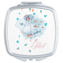 Lilibet Named Magic WHALE Gifts for Girls Fick Spegel