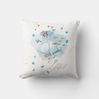 Lilibet Named Magic WHALE Gifts for Girls Kudde