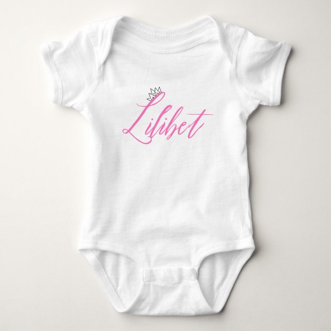 Lilibet Namngiven Mode Passar En Prinsessa T Shirt (Framsida)