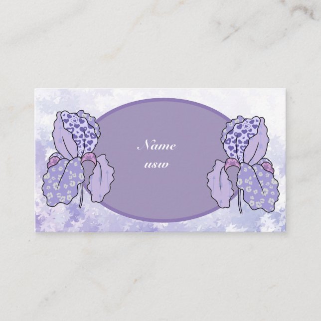 Lilie visitenkarte visitkort (Framsida)