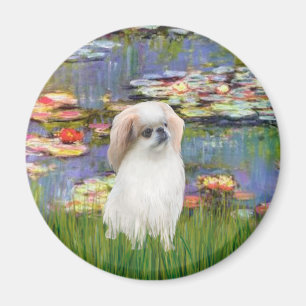 Lilies 2 - Japanskt chin (L2) Magnet