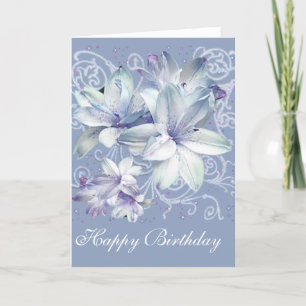 Lilies (anpassade) kort