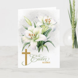 Lilies Christian Kor John 11 Scripture Påsk Helgkort