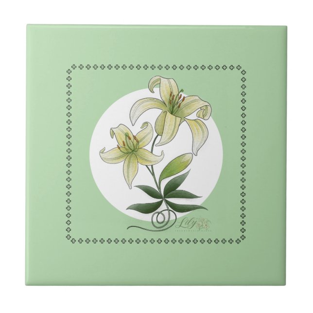 Lilies Kakelplatta (Framsidan)