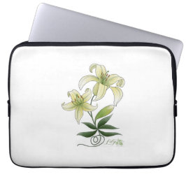 Lilies Laptop Fodral