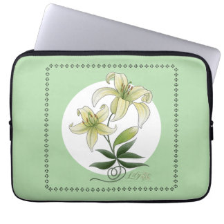 Lilies Laptop Fodral