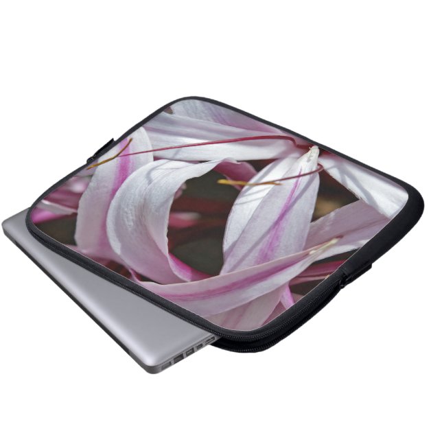 Lilies Laptop Sleeve (Framre botten)