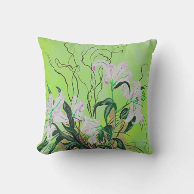 Lilies of Destiny Dekorativ kudde (Framsida)