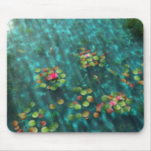 Lilies på Vatten Mousepad Musmatta