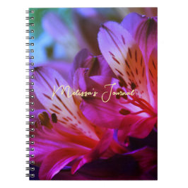 Lilies Personalizable Journal eller Notebook Anteckningsbok