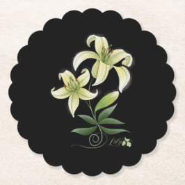 Lilies Underlägg Papper