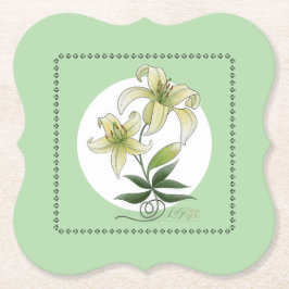 Lilies Underlägg Papper