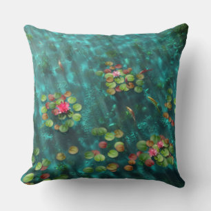 Lilies vid Vatten Pillow Kudde