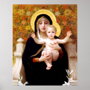 Lilies-viruset (La Vierge au Lys) Poster